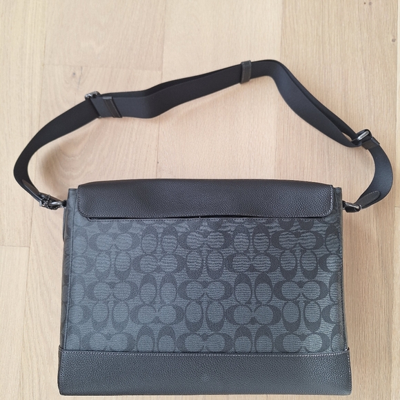 NEW COACH HUDSON MESSENGER IN SIGNATURE CANVAS - Picture 5 of 9